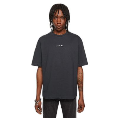 欧洲直邮ACNE STUDIOS（艾克妮）女士24年上新宽松印章徽标T恤