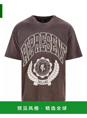 香港直邮Represent 男士T恤 MLM10017017 AW2025 黑色 T-Shirt
