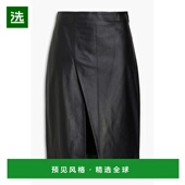 皮革半身裙 1h可退 EKAREBLAC 女士 Ekare 香港直邮LOULOU STUDIO