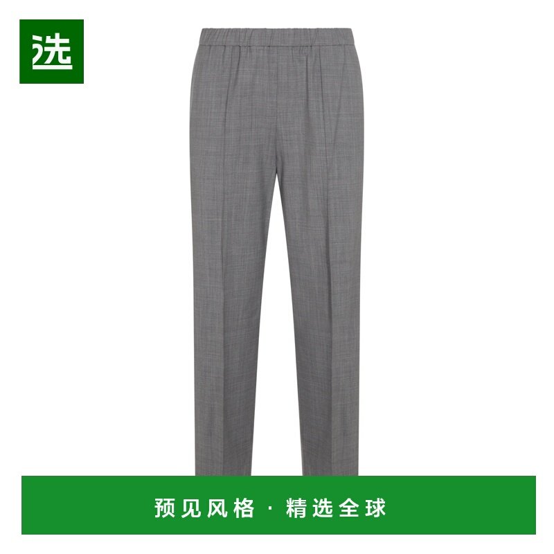 1h可退 香港直邮Fabiana Filippi 女士 灰色羊毛长裤 PAD215F322L,女装/女士精品,休闲裤,淘宝优惠券,粉丝福利购,淘宝优惠卷