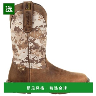 1h可退 【美国直邮】Durango Rebel方头牛仔靴 男士12英寸西部尘