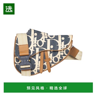 香港直邮Dior 1ADPO130ROM斜挎包单肩包 翻盖马鞍包