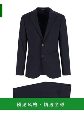 1h可退 香港直邮Giorgio Armani 单排扣西装套装 GM000605TE17862
