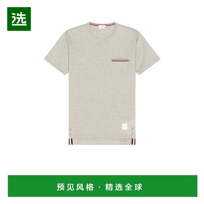 1h可退 香港直邮Thom Browne 汤姆·布朗 男士 针织棉质短袖口袋T