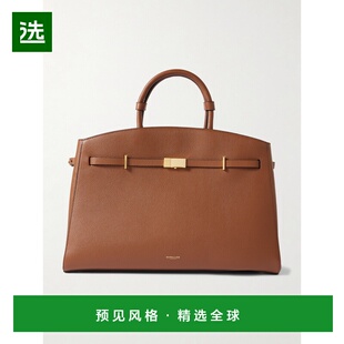 1h可退 香港直邮DeMellier 女士 The Hudson 织纹皮革手提包 D101