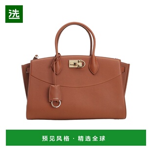 香港直邮Salvatore Ferragamo STUDIO SOFT单肩包 21A110斜挎包