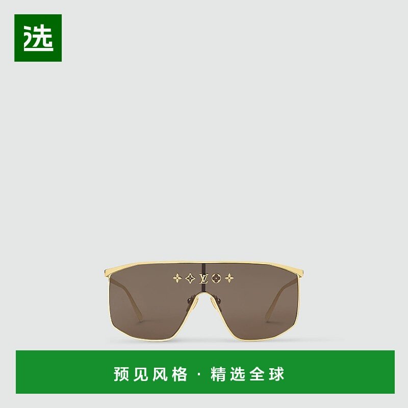 1h可退 欧洲直邮LV/路易威登 女士棕色金属太阳镜正品百搭显脸小