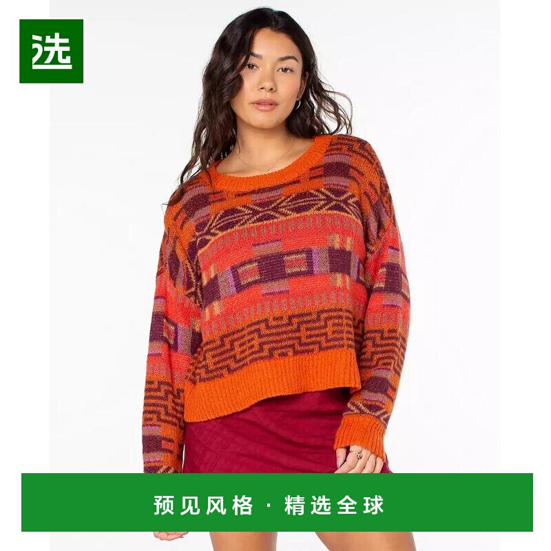 1h可退 【美国直邮】roxy 女士 毛衣长袖马海毛