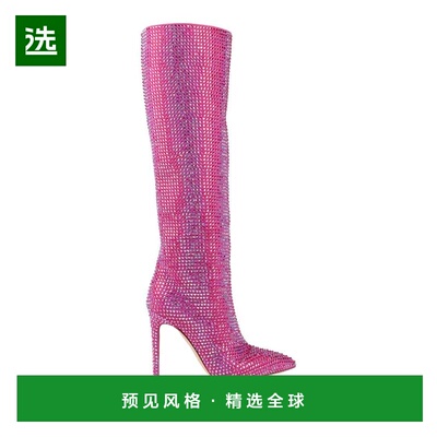 1h可退 【美国直邮】PARIS TEXAS 女靴 真皮绒面革细高跟靴 时尚