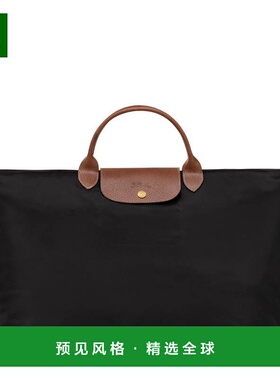 香港直邮LONGCHAMP 女士旅行包 L1624089001 AW2025 黑色 L Le Pl