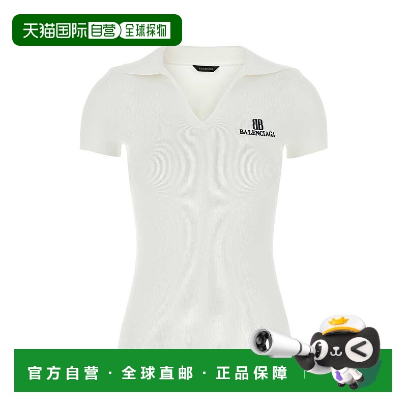 1h可退 香港直邮Balenciaga 巴黎世家 女士 短袖POLO领T恤 835501