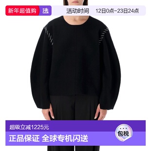 1h可退 香港直邮THE GARMENT 女士 GARMENT 'Oslo' 黑色羊毛毛衣