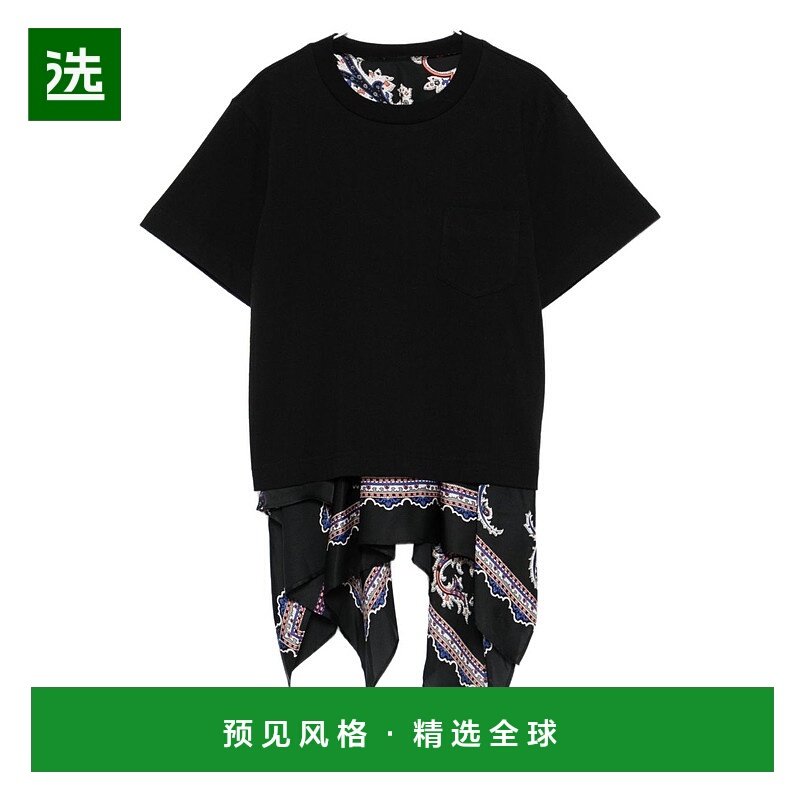 1h可退 欧洲直邮sacai 女士 上装T恤