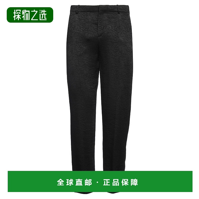 香港直邮Balmain 巴尔曼 男士 休闲长裤 black黑色 舒适时尚