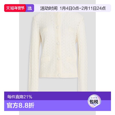 1h可退 香港直邮Arch4 女士 Hannah 洞眼针织羊绒针织开衫 KNCD25