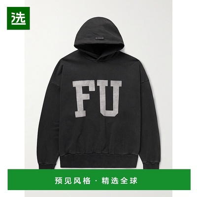 1h可退 香港直邮essentials fear of god 男士 Qualified 印花棉