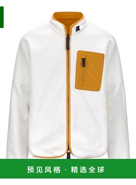 香港直邮K-WAY 男士户外冲锋衣 K8133KWA00 AW2024 白色 立领休闲