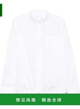 1h可退 香港直邮Sacai 男士 长袖衬衫 SCM241 white白色 舒适时尚