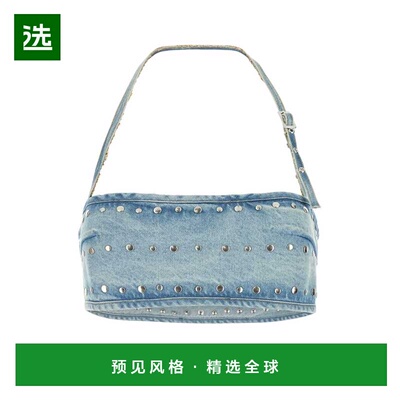 1h可退 香港直邮Gimaguas 女士 Luna 牛仔短上衣 LUNATOPBLUE