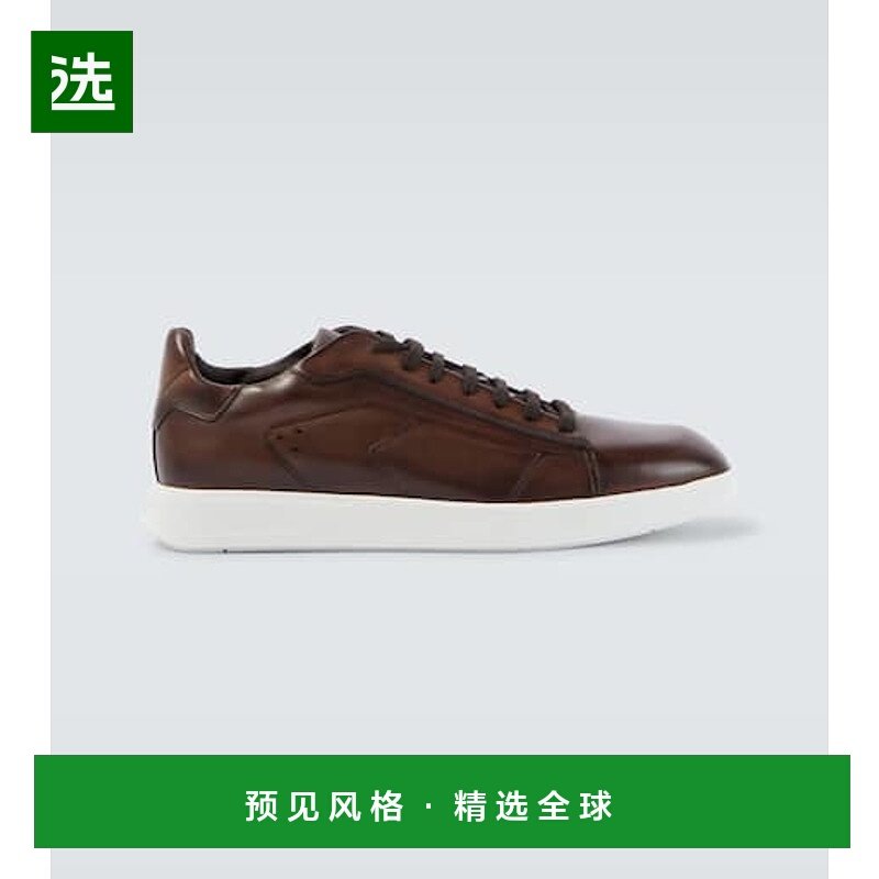 1h可退 香港直邮Berluti 伯尔鲁帝 男士 Stellar 皮质运动鞋男鞋