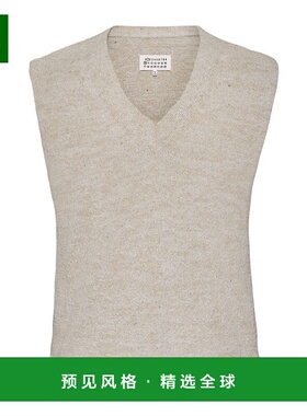 香港直邮Maison Margiela V领针织背心 S50FB0115M13152