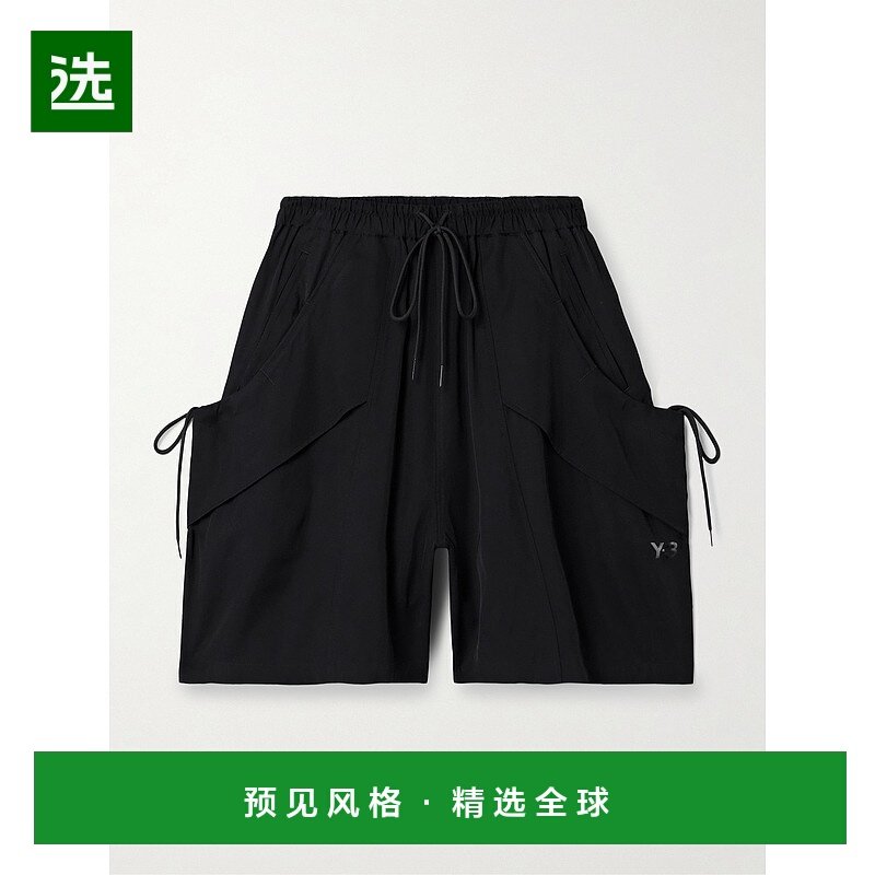 1h可退 香港直邮Adidas Originals 女士 + Y-3 斜纹布短裤 JD1764,运动服/休闲服装,运动长裤,淘宝优惠券,粉丝福利购,淘宝优惠卷