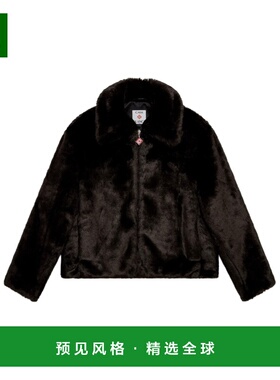 香港直邮CASABLANCA 女士外套 WAW25JK42901 AW2025 黑色 仿皮草