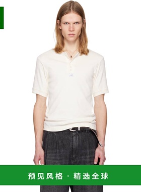 1h可退 香港直邮Magliano 男士 灰白色 Nudo Serafino 亨利衫 MGF