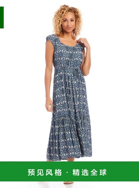 1h可退 【美国直邮】Karen Kane 分层中长连衣裙 女装连衣裙 修身