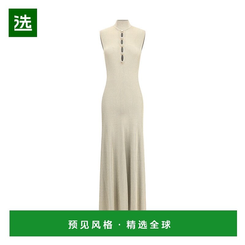 1h可退 香港直邮Self-Portrait 女士 卢勒克斯针织长款连衣裙 AW2