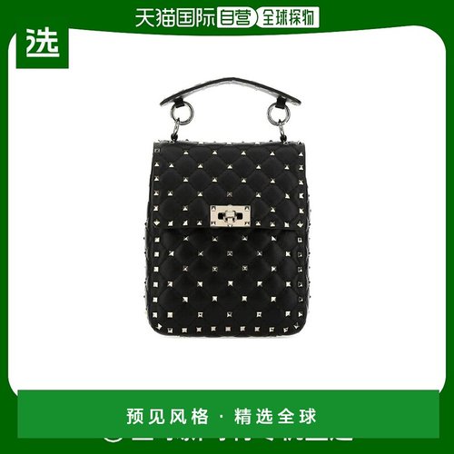 【99新未使用】香港直邮Valentino Rockstud Spike手提包 TW2B0F8
