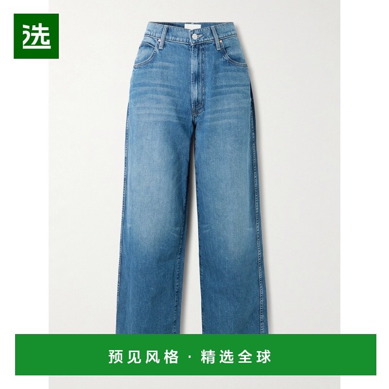 1h可退 香港直邮mother 女士 Delinquent Nerdy 中腰阔腿牛仔裤 1