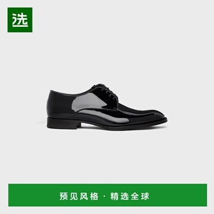 欧洲直邮CELINE(思琳) 男士TUXEDO牛皮漆革德比鞋