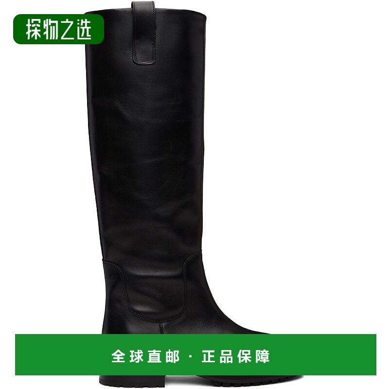 香港直邮aeyde 女士 黑色 Henry Leather 高筒靴 A11KBLAID45CH22