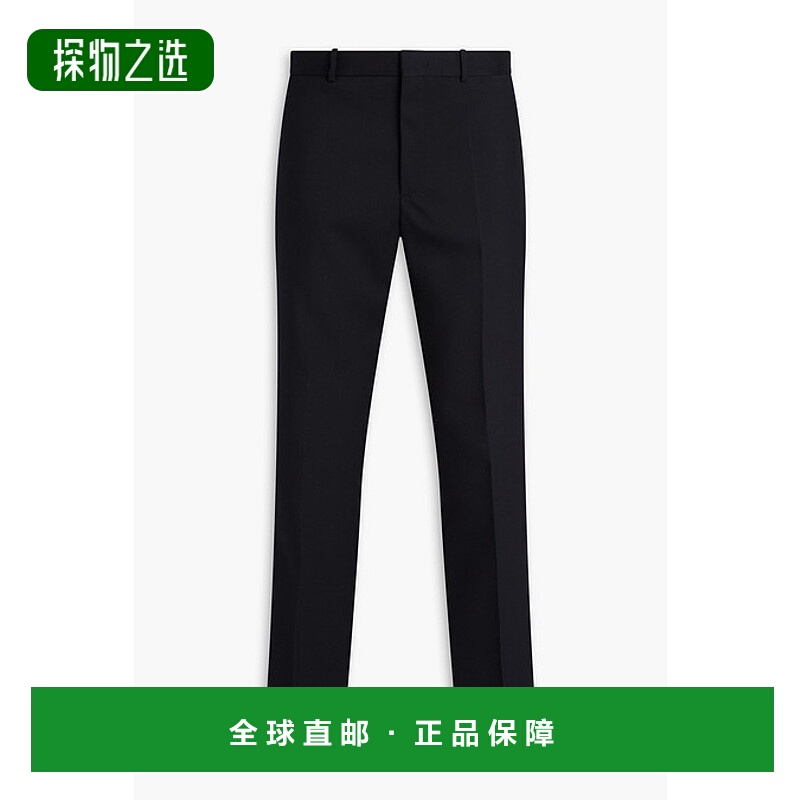 香港直邮Jil Sander 吉尔·桑达 男士 羊毛斜纹布长裤 J23KA0001J