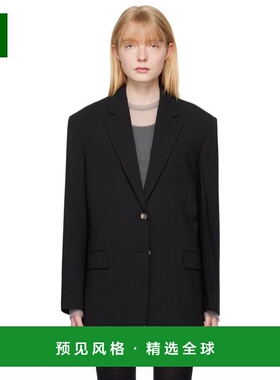 1h可退 【美国直邮】Recto|黑色檀香西装外套