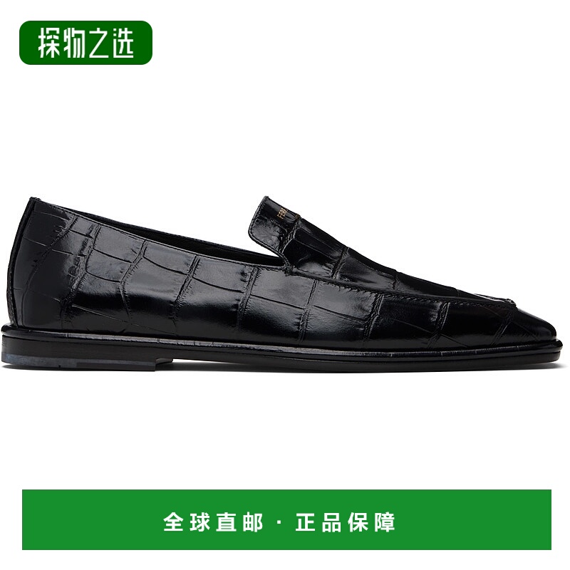 香港直邮Salvatore Ferragamo 菲拉格慕 男士 黑色 Brian 乐福鞋