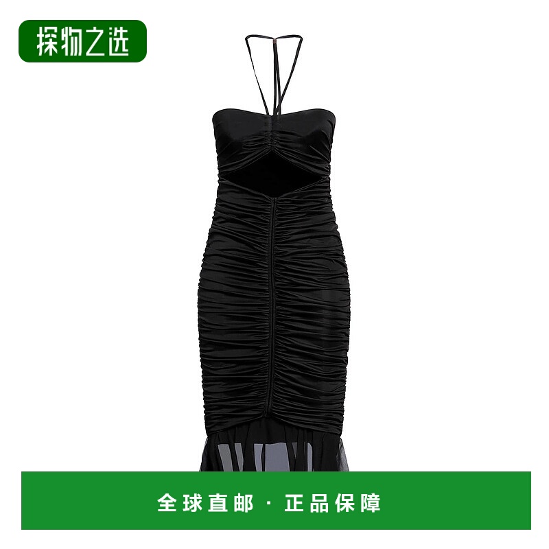 香港直邮Blumarine 蓝色情人 女士 紧身连衣裙 black黑色 舒适时