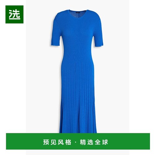 1h可退 香港直邮JOSEPH 约瑟夫 女士 罗纹针织中长连衣裙 JF00851