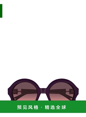 1h可退 香港直邮Chloe 蔻依 女士 圆框太阳镜 CH0302S red红色 舒