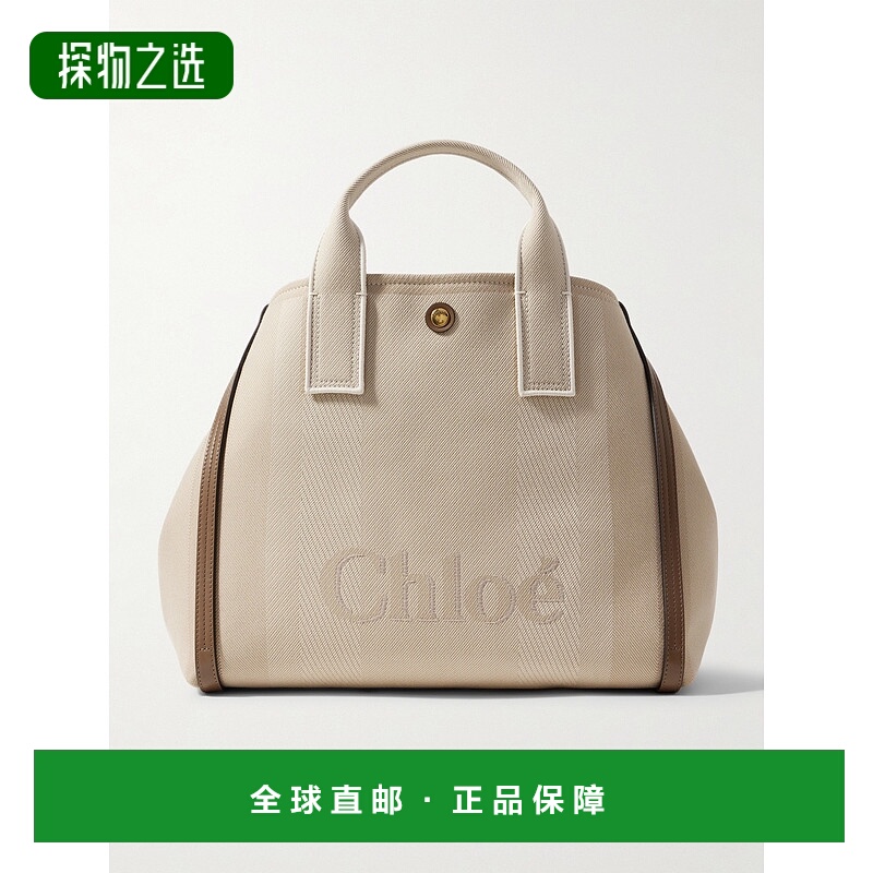 1h可退 香港直邮Chloe 蔻依 女士 Carry Logo 細節托特包 CHC25SS