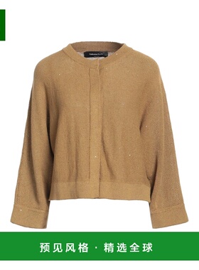 1h可退 香港直邮Fabiana Filippi 女士 针织开衫 green绿色 舒适