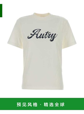 香港直邮AUTRY 女士T恤 TSPWI5CW AW2025 白色 圆领徽标T恤