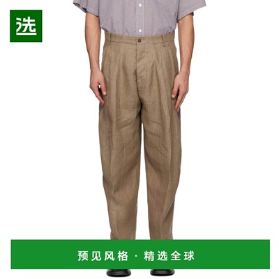1h可退 香港直邮Hed Mayner 男士 棕色长裤 HMMC30023AHC161