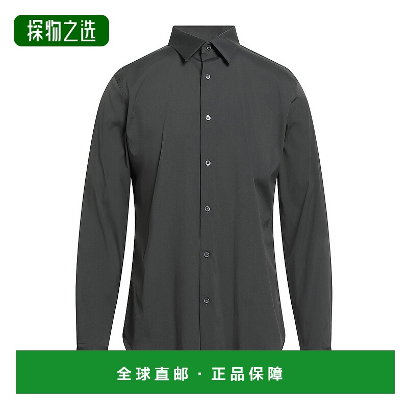香港直邮THEORY 希尔瑞 男士 纯色衬衫 green绿色 舒适时尚