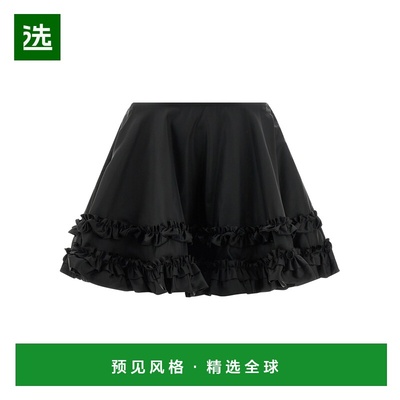 1h可退 香港直邮GANNI 女士半身裙 A1090079099 SS2026 黑色 'Duc