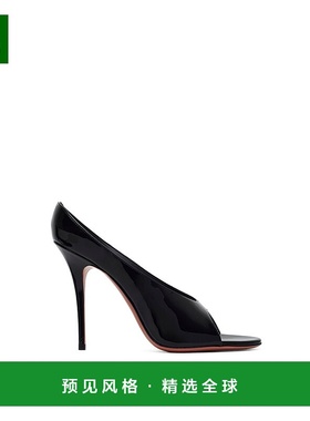 香港直邮Amina Muaddi 露趾高跟凉鞋 14S363458ANO