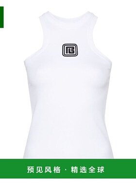 香港直邮Balmain 印花无袖背心 DF1EB045BC49性感