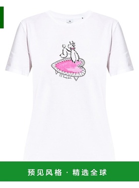 1h可退 香港直邮Paul Smith 女士 By and Polos T恤白色T恤 W2RG7