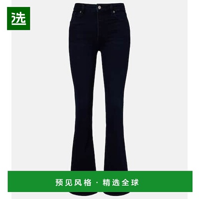 1h可退 香港直邮Frame Denim 女士 Reboot 高腰小喇叭牛仔裤